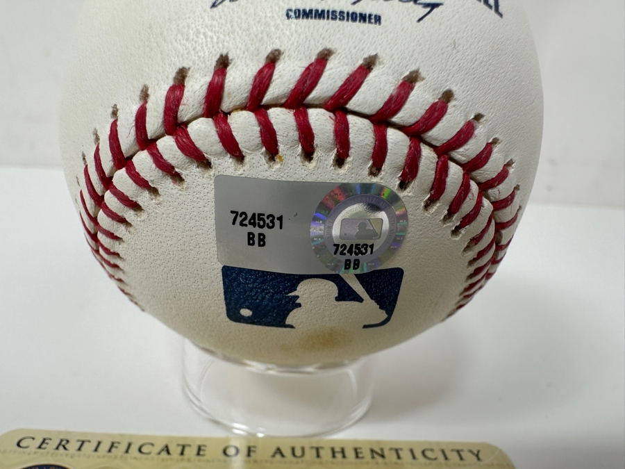 Signed Gary Carter With 'You Got To Believe' Inscription Autographed MLB Baseball With Certificate Of Authenticity (COA) [Photo 5]