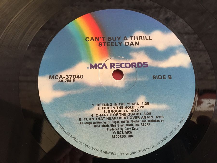 Steely Dan ‎- Can't Buy A Thrill - MCA Records ‎- MCA-37040 [Photo 6]