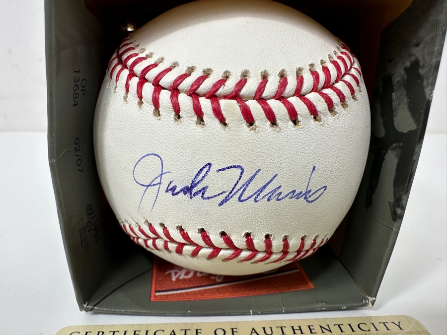 Signed Jack Morris Autographed MLB Baseball With Certificate Of Authenticity (COA) [Photo 2]