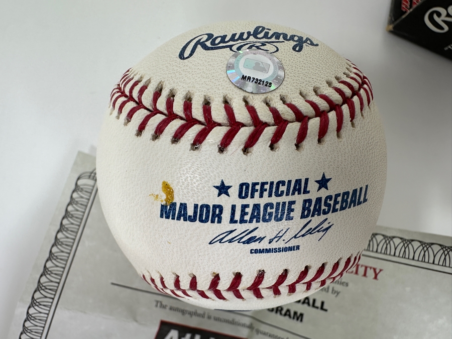 Signed Fred Lynn Autographed MLB Baseball With Certificate Of Authenticity (COA) [Photo 5]