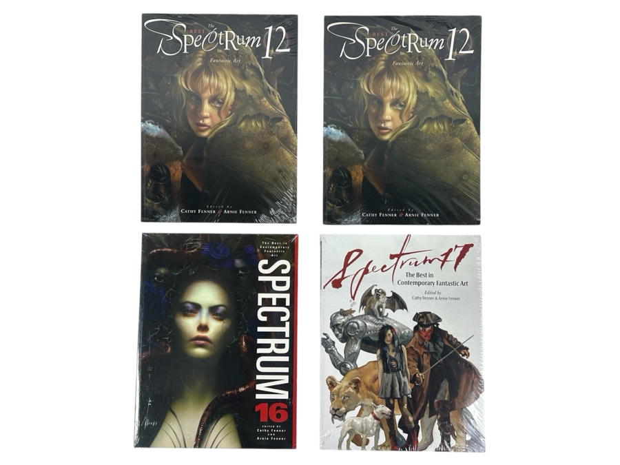 (4) Factory Sealed Spectrum - The Best In Contemporary Fantastic Art Books