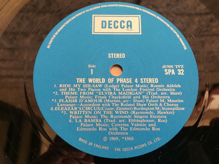 The World Of Phase 4 Stereo - Decca ‎- SPA 32 [Photo 4]