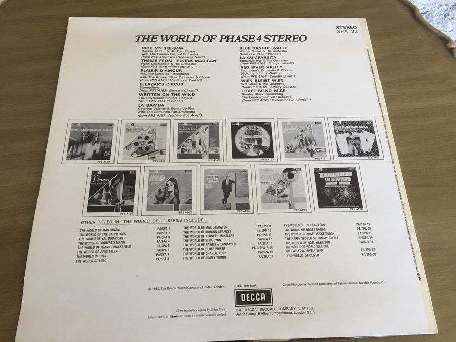 The World Of Phase 4 Stereo - Decca ‎- SPA 32 [Photo 2]