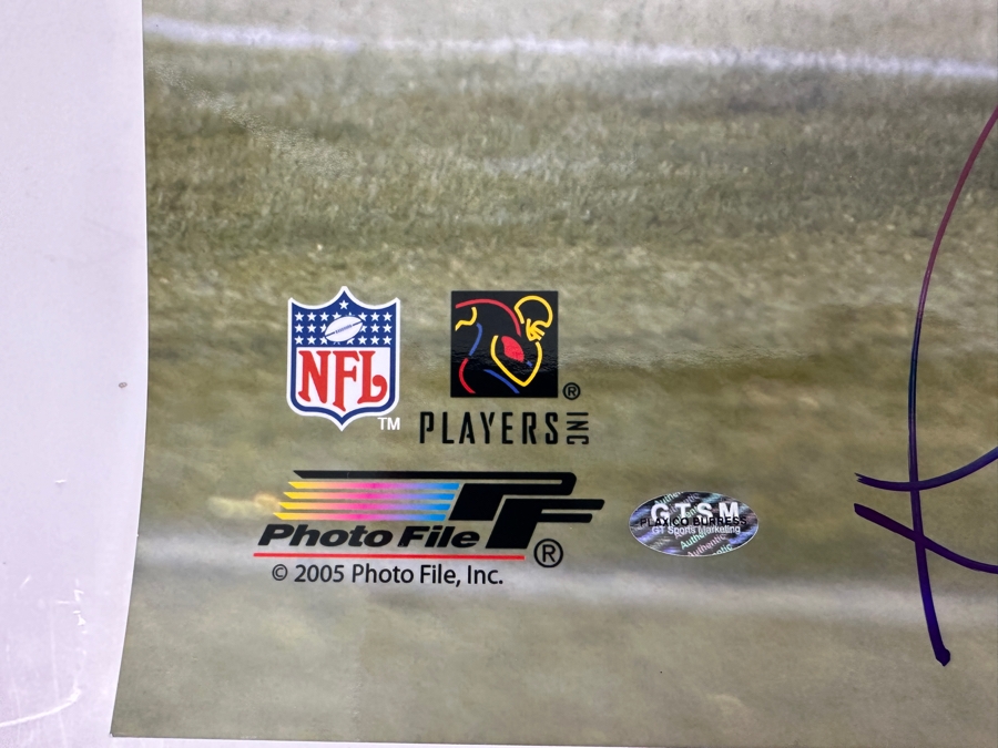 Signed Plaxico Burress NY Giants NFL 16 X 20 Photograph Autographed By Plaxico Burress With COA [Photo 4]