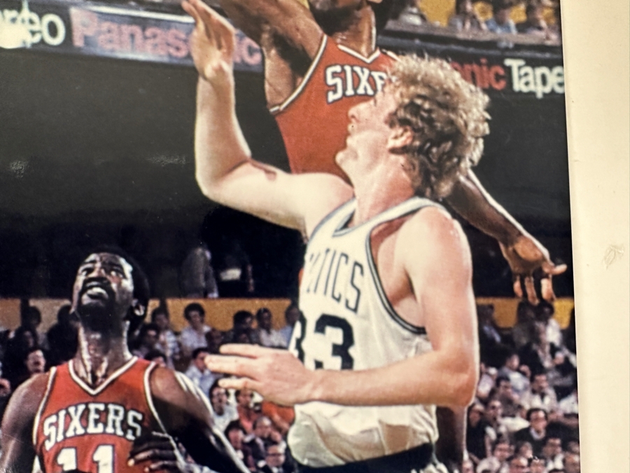 Signed Kevin McHale Boston Celtics NBA 11 X 14 Photograph Featuring Larry Bird And Julius Erving Autographed By Kevin McHale With COA [Photo 4]
