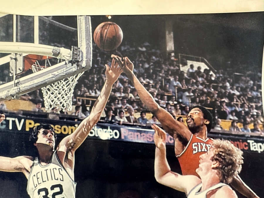 Signed Kevin McHale Boston Celtics NBA 11 X 14 Photograph Featuring Larry Bird And Julius Erving Autographed By Kevin McHale With COA [Photo 6]