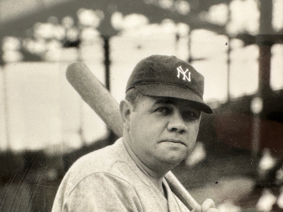 Babe Ruth 7' X 9.5' B&W Photograph [Photo 4]