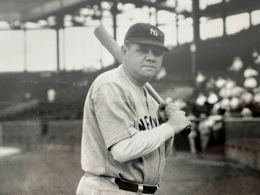 Babe Ruth 7' X 9.5' B&W Photograph [Photo 3]