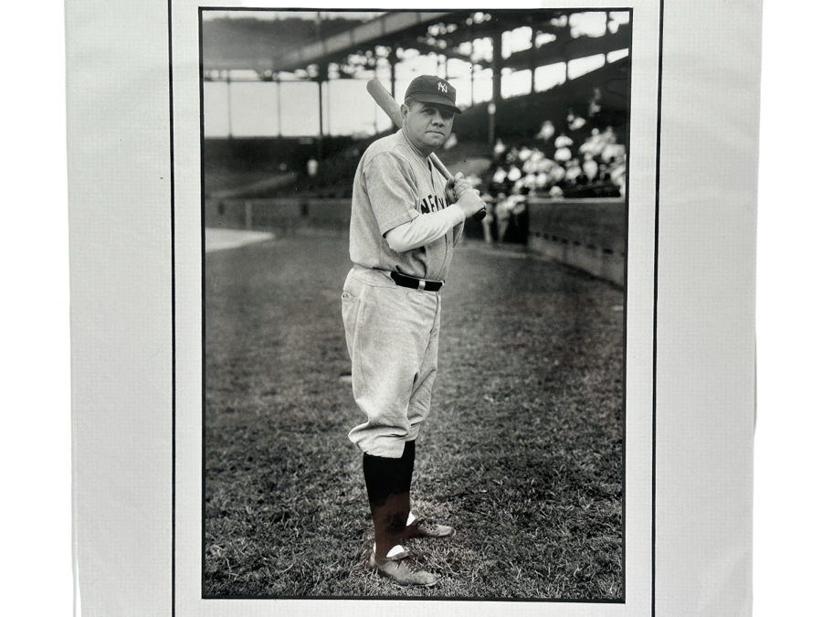 Babe Ruth 7' X 9.5' B&W Photograph