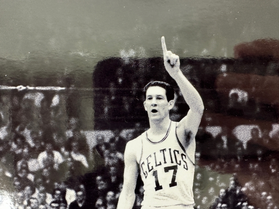 Signed John Havlicek NBA 8' X 10' B&W Photograph Autographed By John Havlicek With COA [Photo 4]