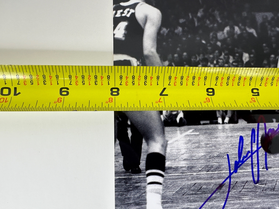Signed John Havlicek NBA 8' X 10' B&W Photograph Autographed By John Havlicek With COA [Photo 6]