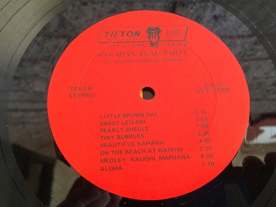 Tiny And His Hawaiian Bubbles ‎– Hawaiian Luau Party - Tifton International ‎- TS 61 [Photo 6]