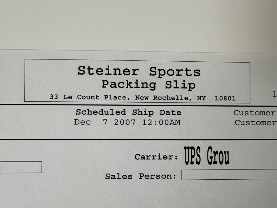 Signed Bobby Shantz New York Yankees MLB 8' X 10' B&W Photograph Autographed By Bobby Shantz With COA [Photo 5]