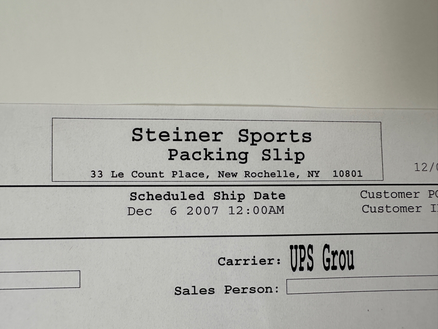 Signed Bob Turley New York Yankees MLB 8' X 10' B&W Photograph Autographed By Bob Turley With COA [Photo 7]