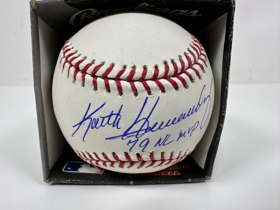 Signed Keith Hernandez Autographed MLB Baseball With Certificate Of Authenticity (COA) [Photo 2]