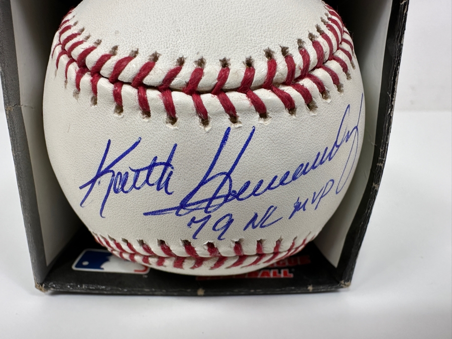 Signed Keith Hernandez Autographed MLB Baseball With Certificate Of Authenticity (COA) [Photo 3]