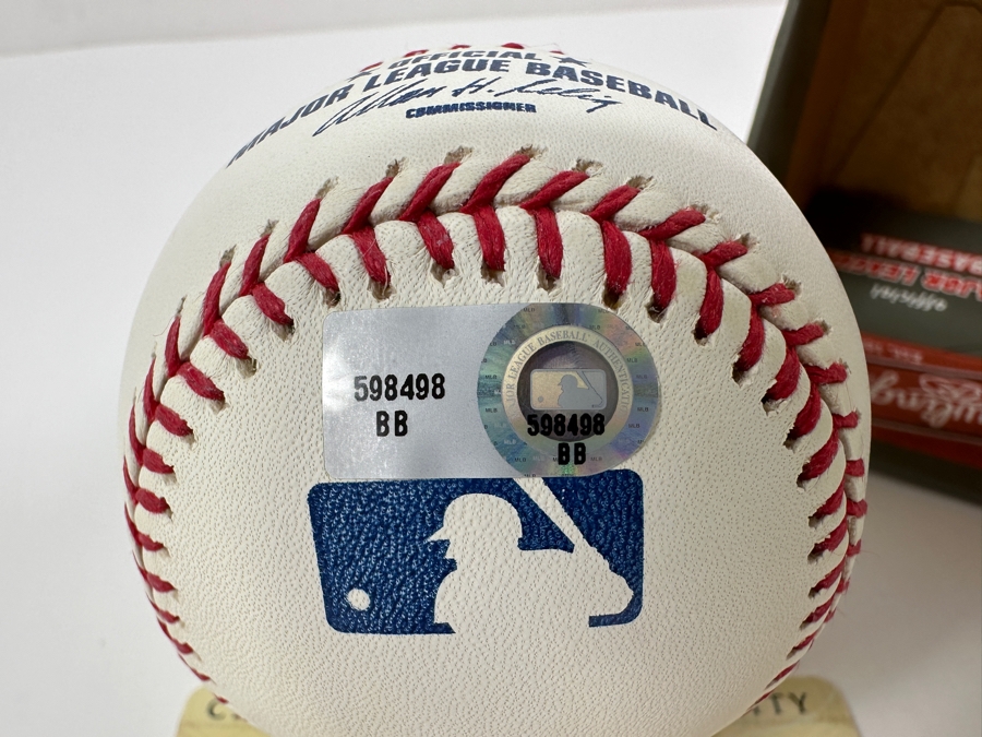 Signed Whitey Ford With Inscription '236-106' Autographed MLB Baseball With Certificate Of Authenticity (COA) [Photo 7]