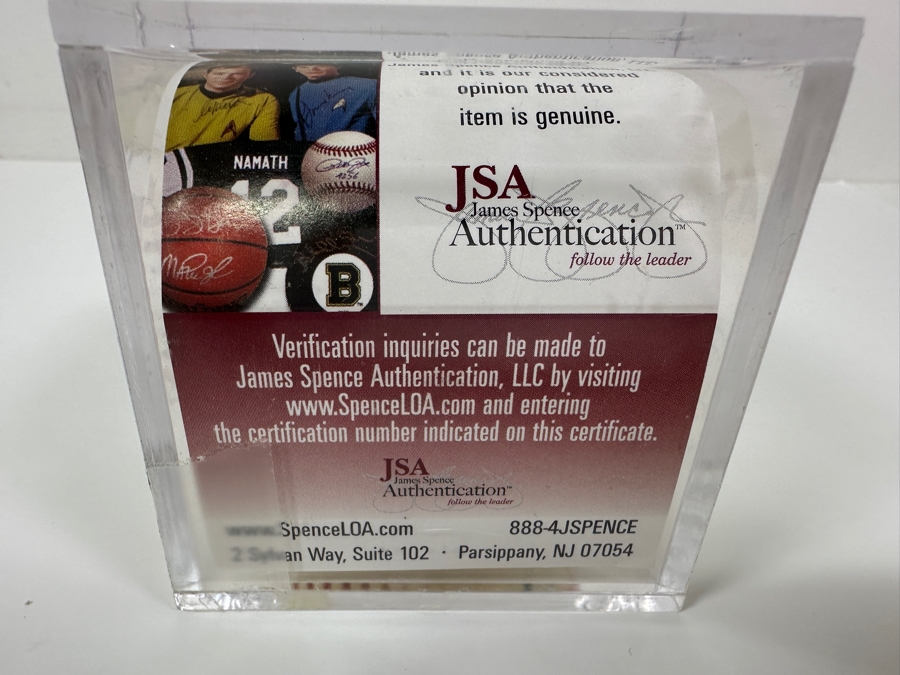 Signed Lou Brock / Lou Boudreau Autographed MLB Baseball With Certificate Of Authenticity (COA) [Photo 7]