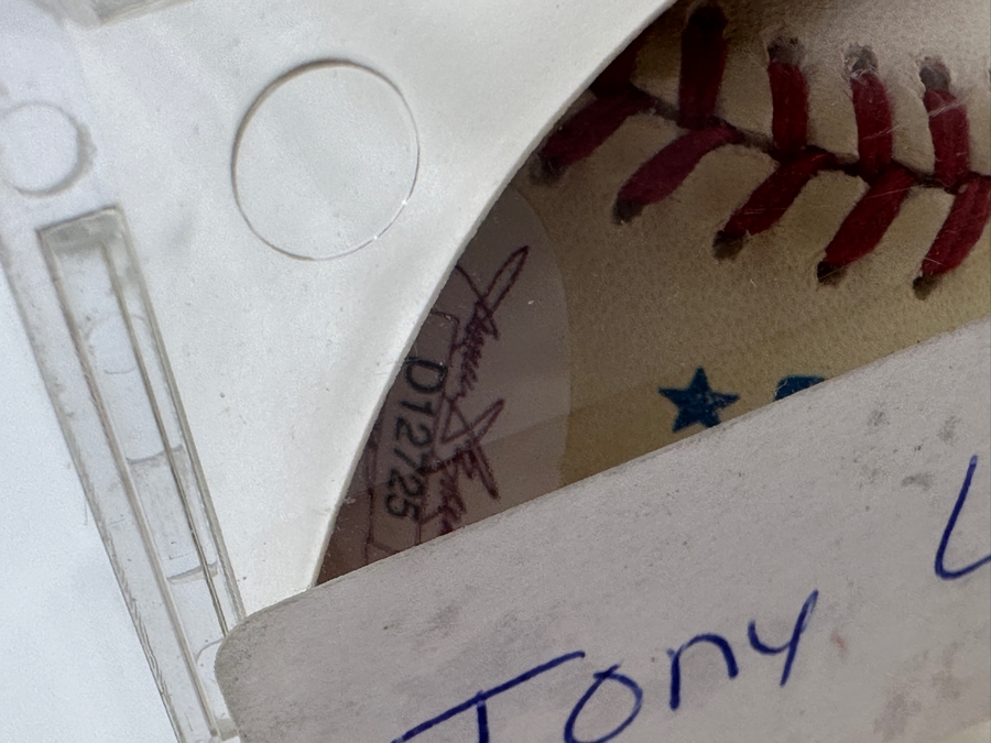 Signed Tony La Russa Autographed MLB Baseball With Certificate Of Authenticity (COA) [Photo 6]