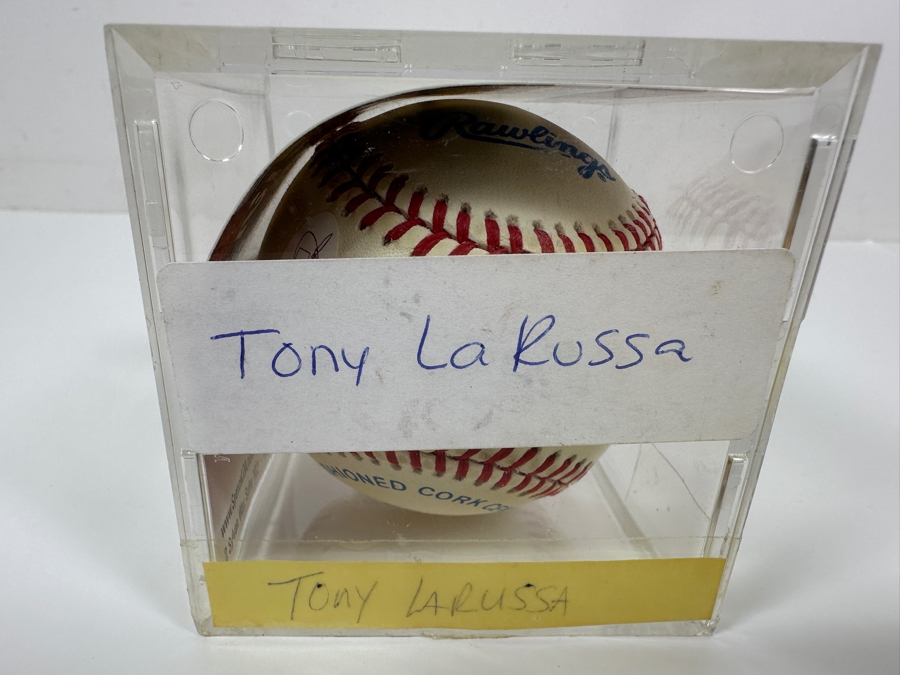 Signed Tony La Russa Autographed MLB Baseball With Certificate Of Authenticity (COA) [Photo 5]