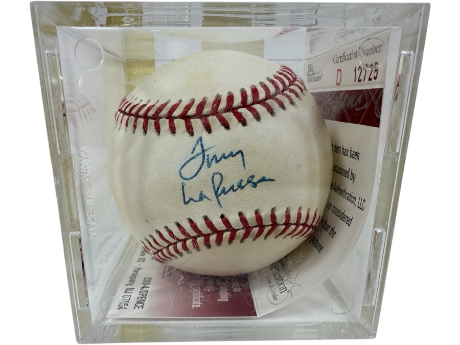 Signed Tony La Russa Autographed MLB Baseball With Certificate Of Authenticity (COA) [Photo 2]