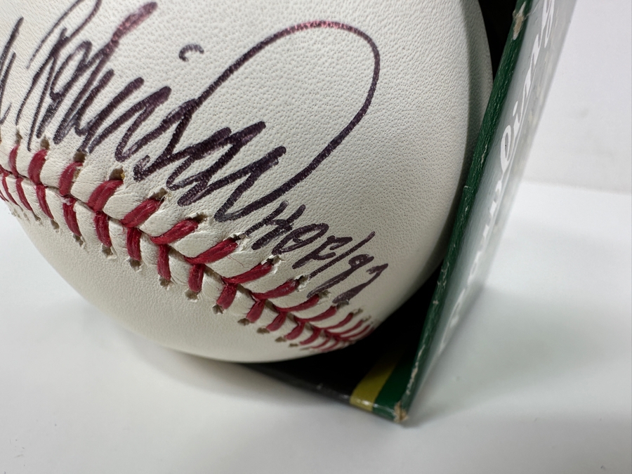 Signed Frank Robinson Autographed MLB Baseball With Certificate Of Authenticity (COA) [Photo 3]