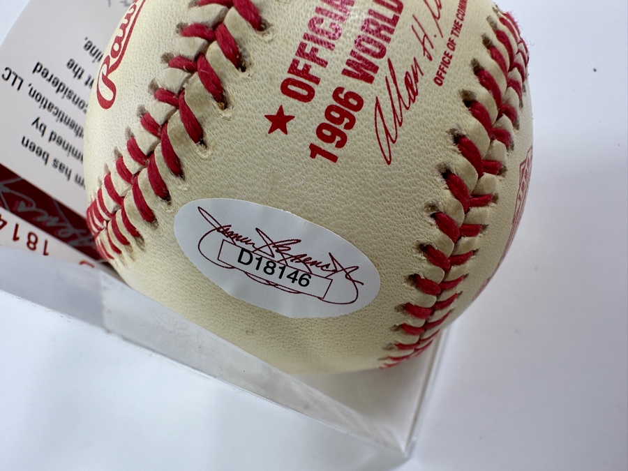 Signed Fred McGriff Autographed MLB Baseball With Certificate Of Authenticity (COA) [Photo 5]