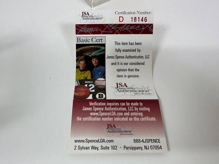 Signed Fred McGriff Autographed MLB Baseball With Certificate Of Authenticity (COA) [Photo 6]