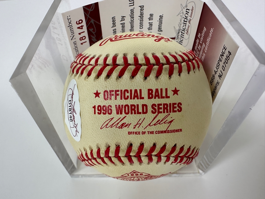 Signed Fred McGriff Autographed MLB Baseball With Certificate Of Authenticity (COA) [Photo 3]