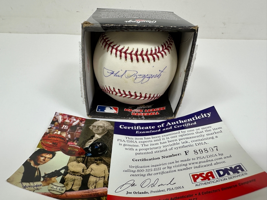 Signed Nolan Ryan With Inscription '5,714 K's' Autographed MLB Baseball With Certificate Of Authenticity (COA) [Photo 7]