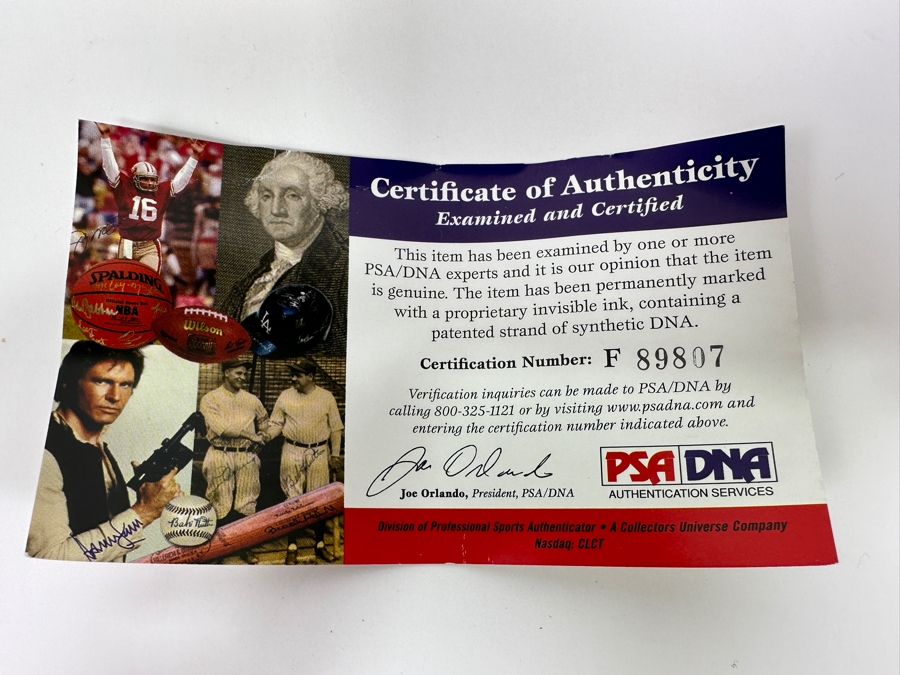 Signed Phil Rizzuto 2003 World Series Ball - Last Time He Threw Out The First Pitch For A World Series Game Autographed MLB Baseball With Certificate Of Authenticity (COA) [Photo 6]