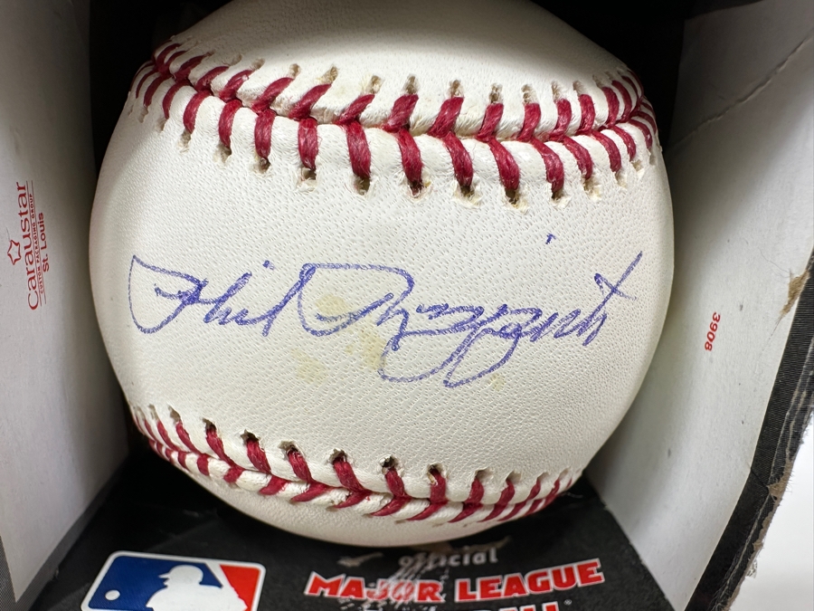 Signed Phil Rizzuto 2003 World Series Ball - Last Time He Threw Out The First Pitch For A World Series Game Autographed MLB Baseball With Certificate Of Authenticity (COA) [Photo 2]