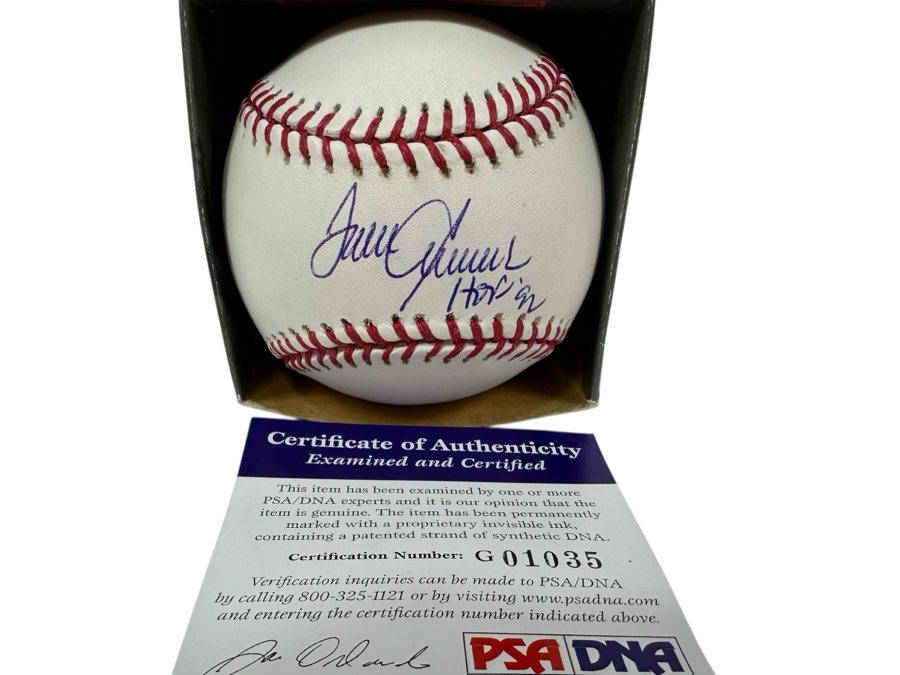 Signed Tom Seaver Autographed MLB Baseball With Certificate Of Authenticity (COA)