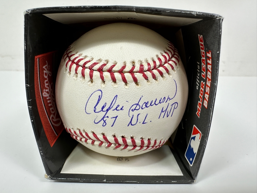 Signed Andre Dawson Autographed MLB Baseball With Certificate Of Authenticity (COA) [Photo 2]