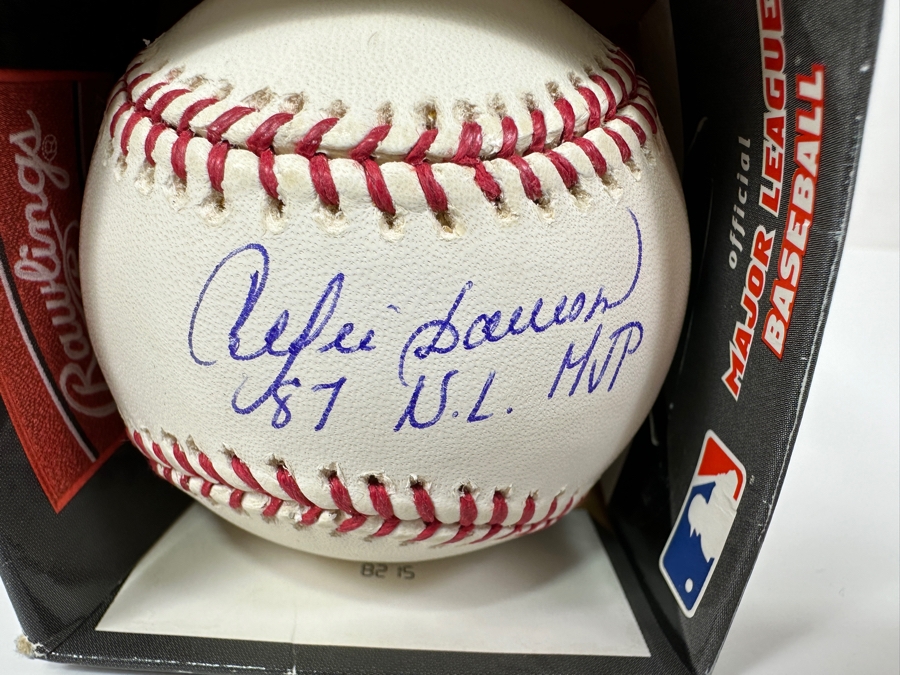 Signed Andre Dawson Autographed MLB Baseball With Certificate Of Authenticity (COA) [Photo 3]