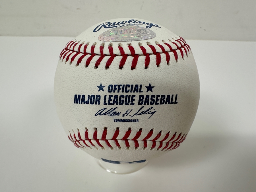 Signed Tony La Russa With Inscription '2 X W.S. Champ' Autographed MLB Baseball With Certificate Of Authenticity (COA) [Photo 3]