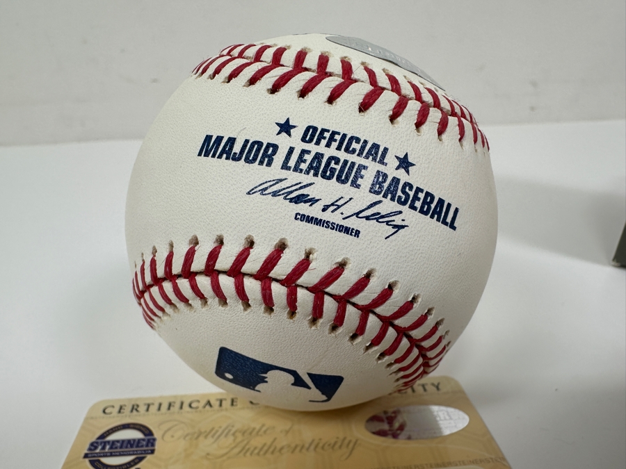 Signed Tom Seaver With Inscription 'HOF 92 98.8%' Autographed MLB Baseball With Certificate Of Authenticity (COA) [Photo 5]
