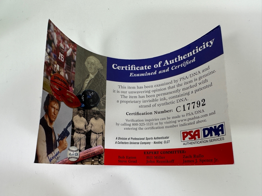 Signed Stan Musial Autographed MLB Baseball With Certificate Of Authenticity (COA) [Photo 4]