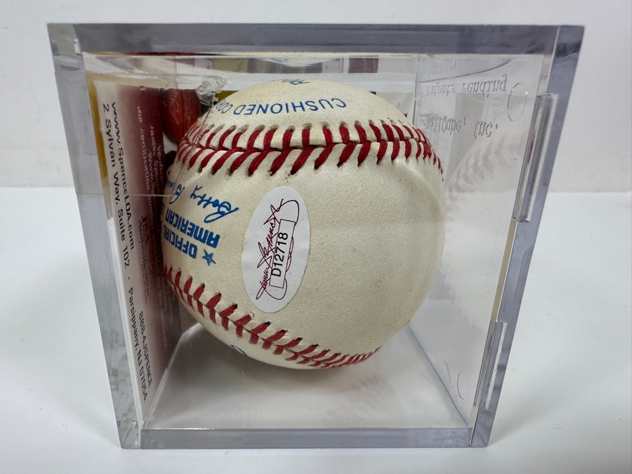 Signed Bobby Thomson / Ralph Branca Autographed MLB Baseball With Certificate Of Authenticity (COA) [Photo 4]