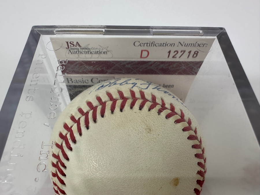 Signed Bobby Thomson / Ralph Branca Autographed MLB Baseball With Certificate Of Authenticity (COA) [Photo 6]