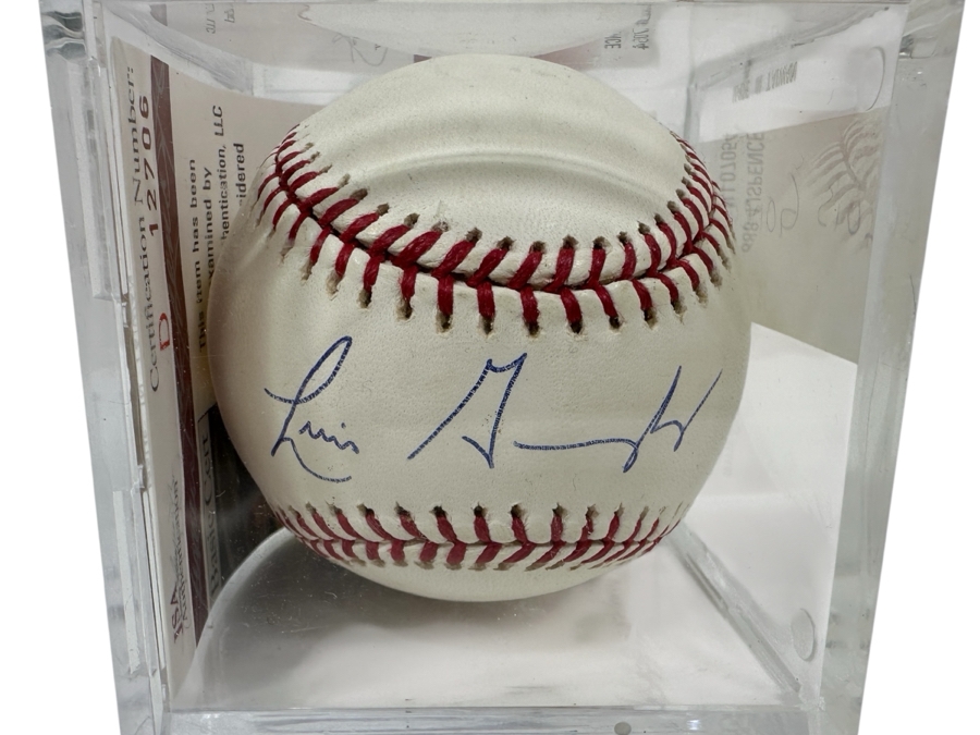 Signed Luis Gonzalez Autographed MLB Baseball With Certificate Of Authenticity (COA)