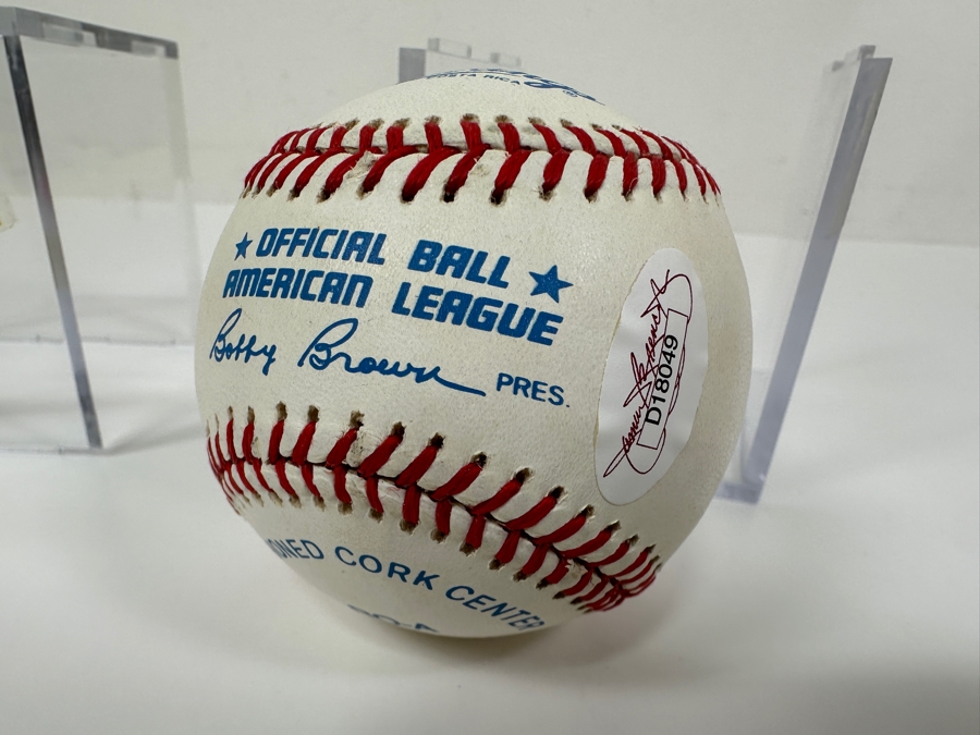 Signed Bobby Richardson Autographed MLB Baseball With Certificate Of Authenticity (COA) [Photo 5]