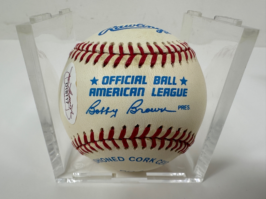 Signed Andy Pafko Autographed MLB Baseball With Certificate Of Authenticity (COA) [Photo 4]