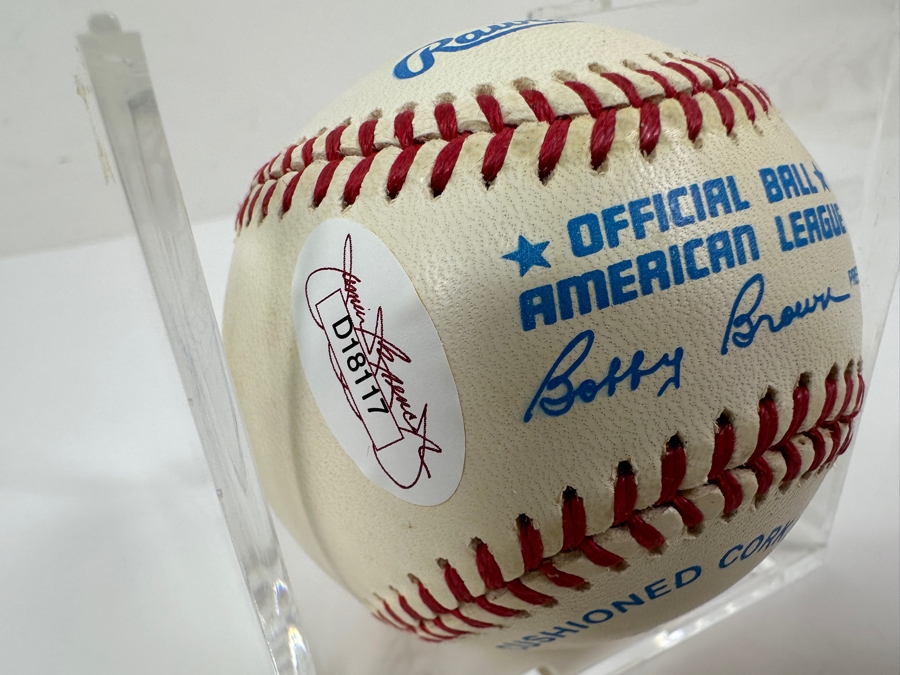 Signed Andy Pafko Autographed MLB Baseball With Certificate Of Authenticity (COA) [Photo 5]