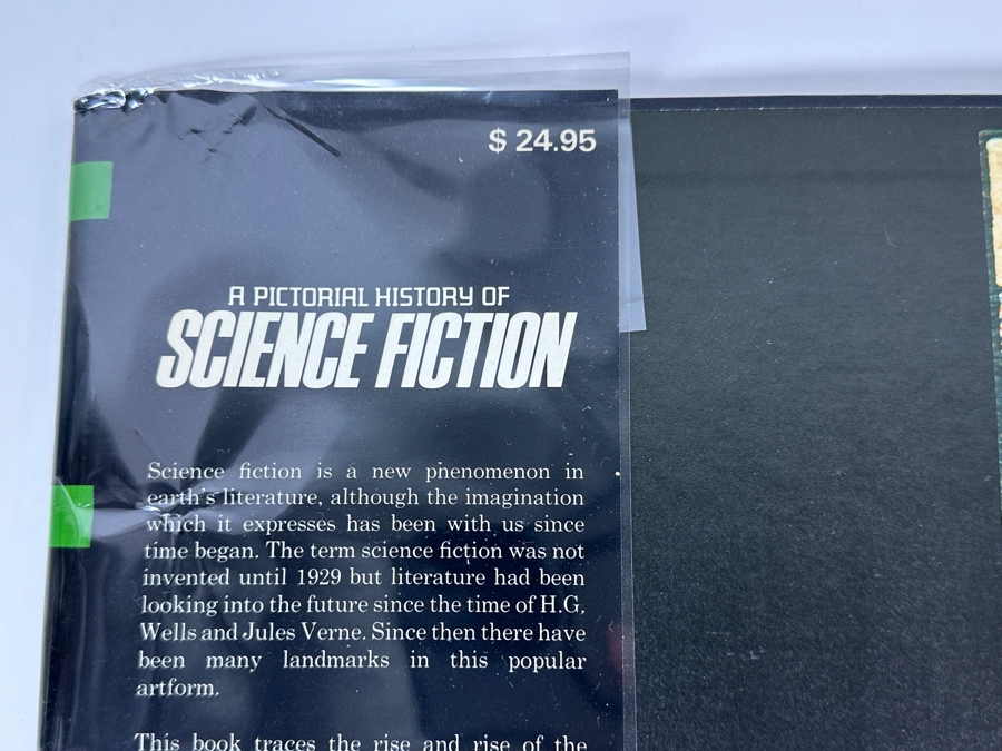 Vintage 1986 Hardcover Book A Pictorial History Of Science Fiction By David Kyle [Photo 3]