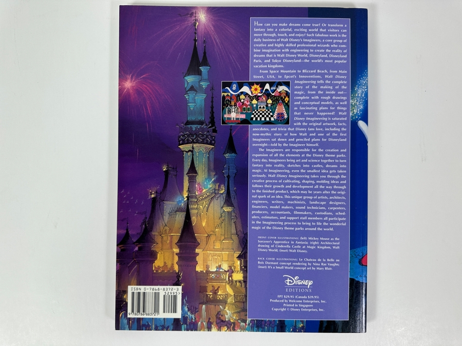 Vintage 1996 First Paperback Edition Book Walt Disney Imagineering: A Behind The Dreams Look At Making The Magic Real [Photo 7]