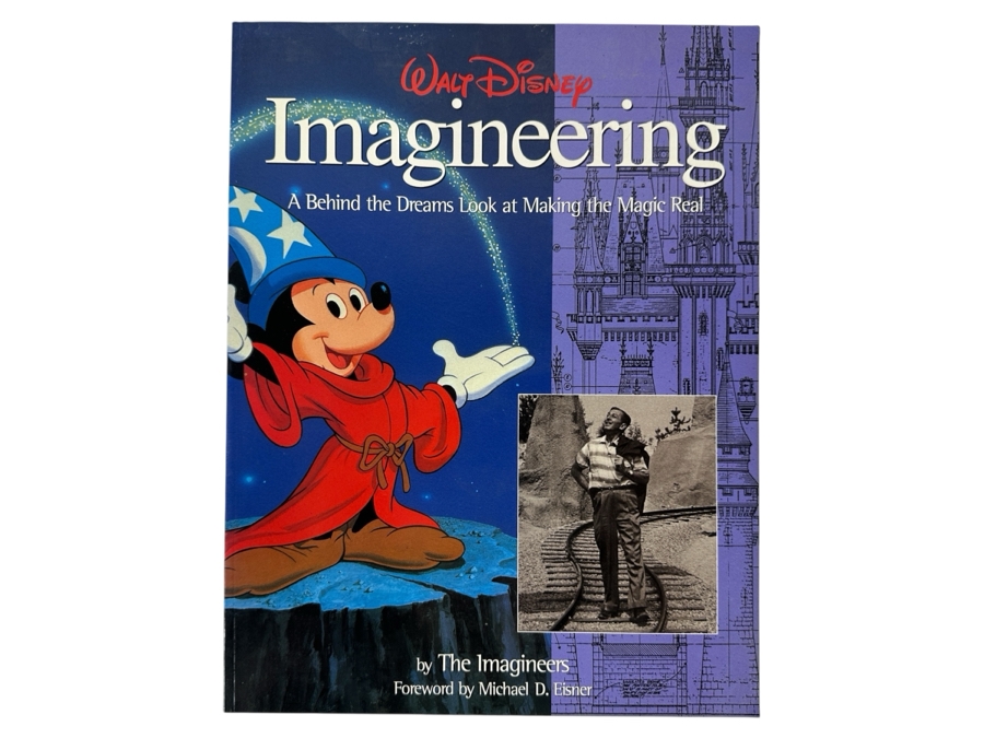 Vintage 1996 First Paperback Edition Book Walt Disney Imagineering: A Behind The Dreams Look At Making The Magic Real