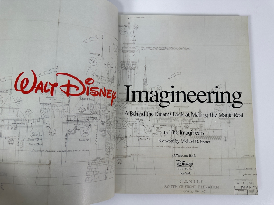 Vintage 1996 First Paperback Edition Book Walt Disney Imagineering: A Behind The Dreams Look At Making The Magic Real [Photo 2]