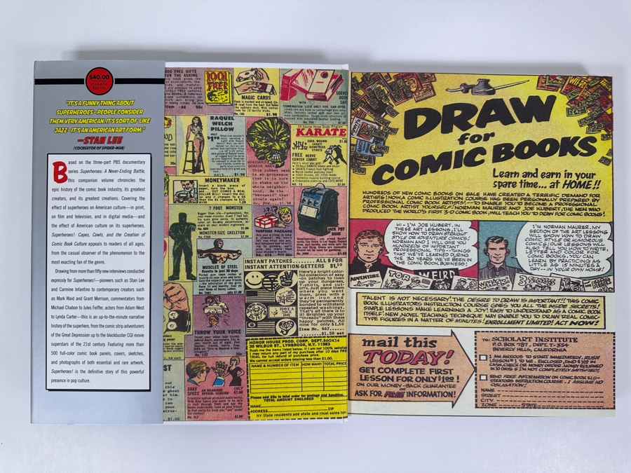 2013 First Edition Hardcover Book Super Heroes! Capes, Cowls, And The Creation Of Comic Book Culture By Laurence Maslon [Photo 2]
