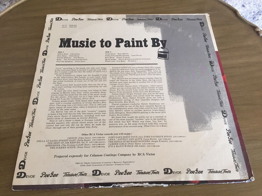 Music To Paint By - RCA Victor ‎- PRM 208 [Photo 2]